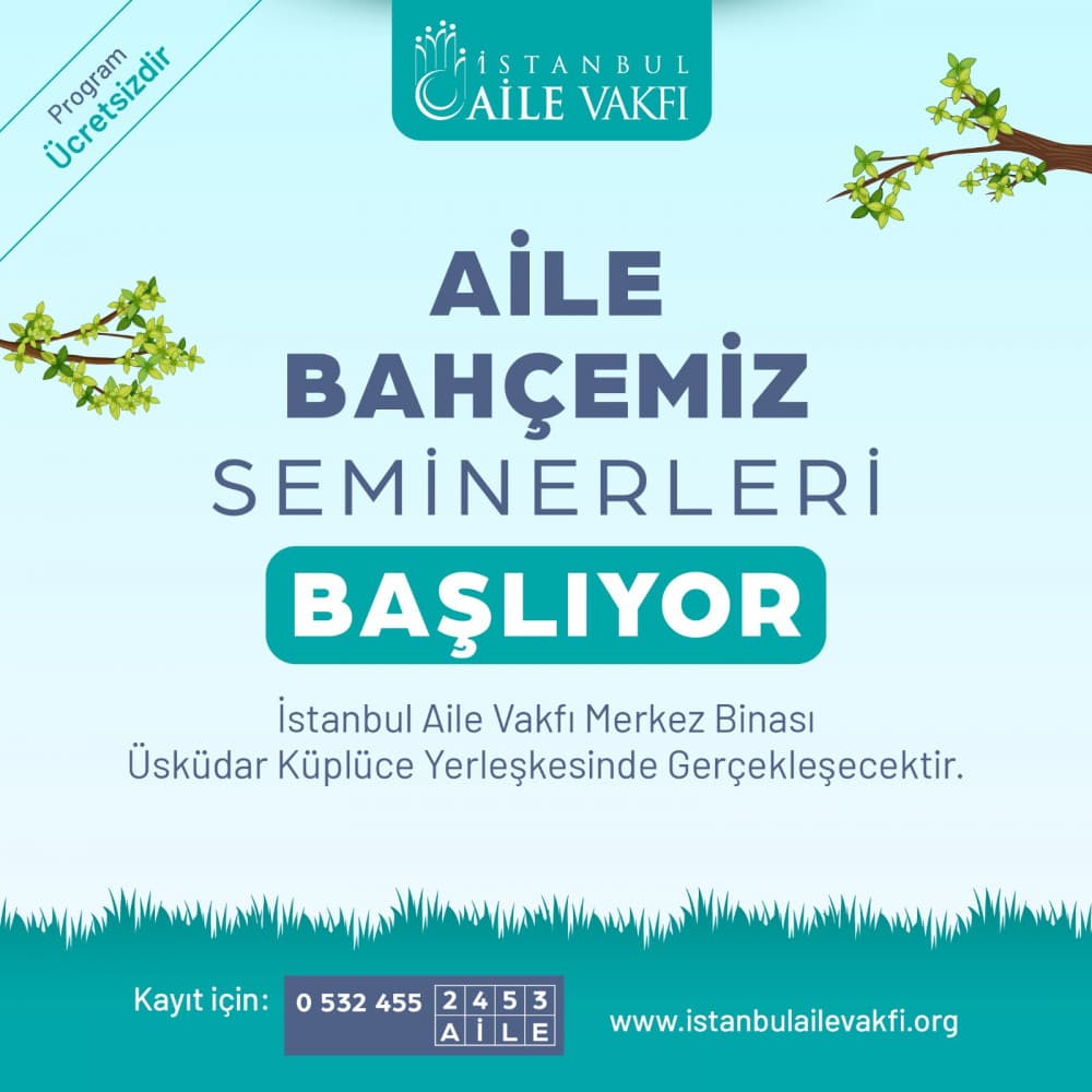 Aile Bahçemiz Semineri: "Metaverse'te Aile Kavramı ve Olası Tehlikeler"