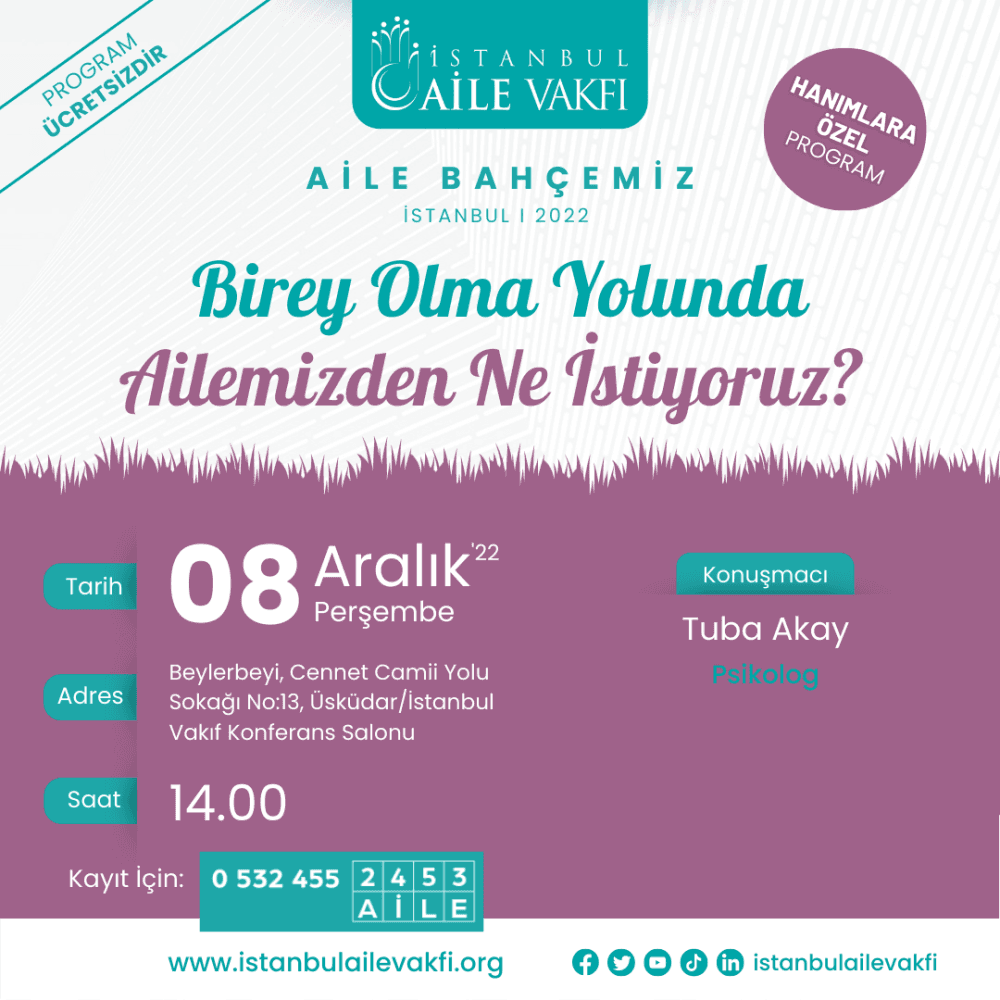 Birey Olma Yolunda Ailemizden Ne İstiyoruz ?