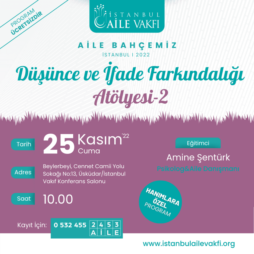 Düşünce ve İfade Farkındalığı Atölyesi - 2