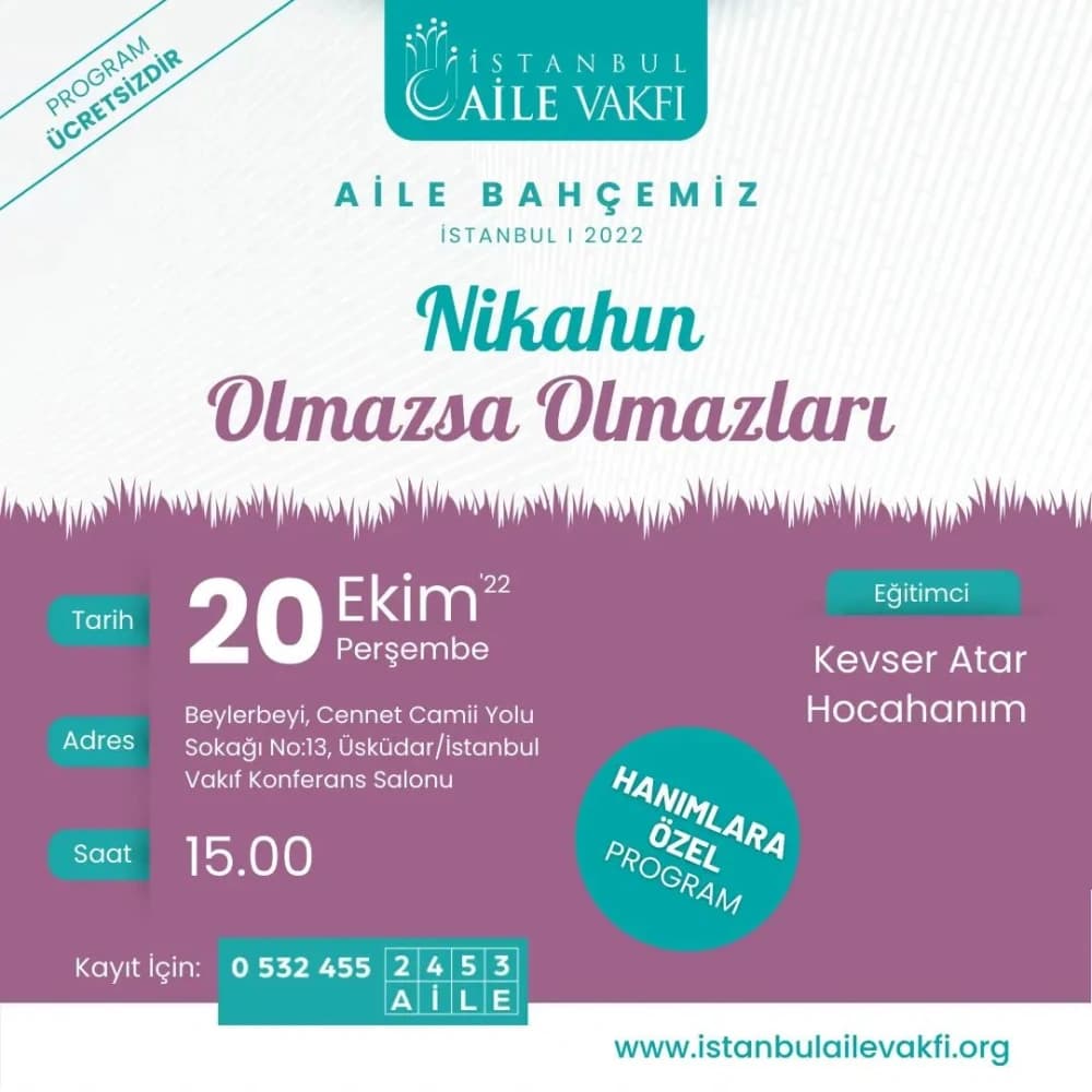 Nikahın Olmazsa Olmazları