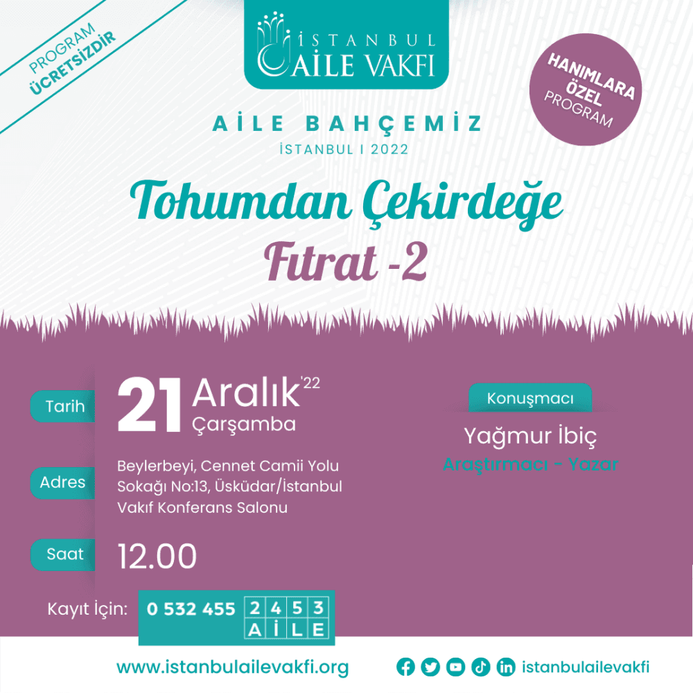 Tohumdan Çekirdeğe Fıtrat - 2