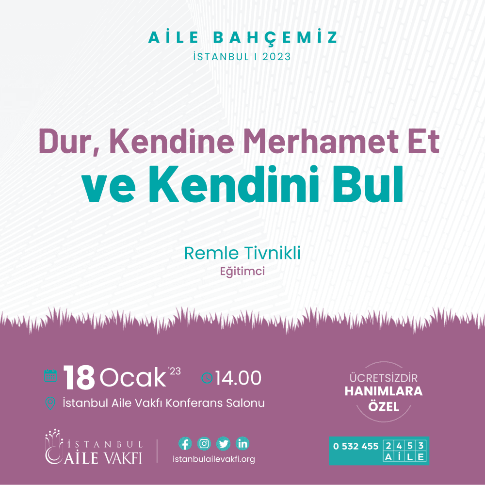 Dur, Kendine Merhamet Et ve Kendini Bul