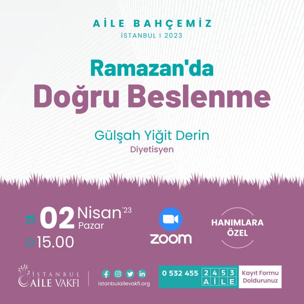 Ramazan'da Doğru Beslenme