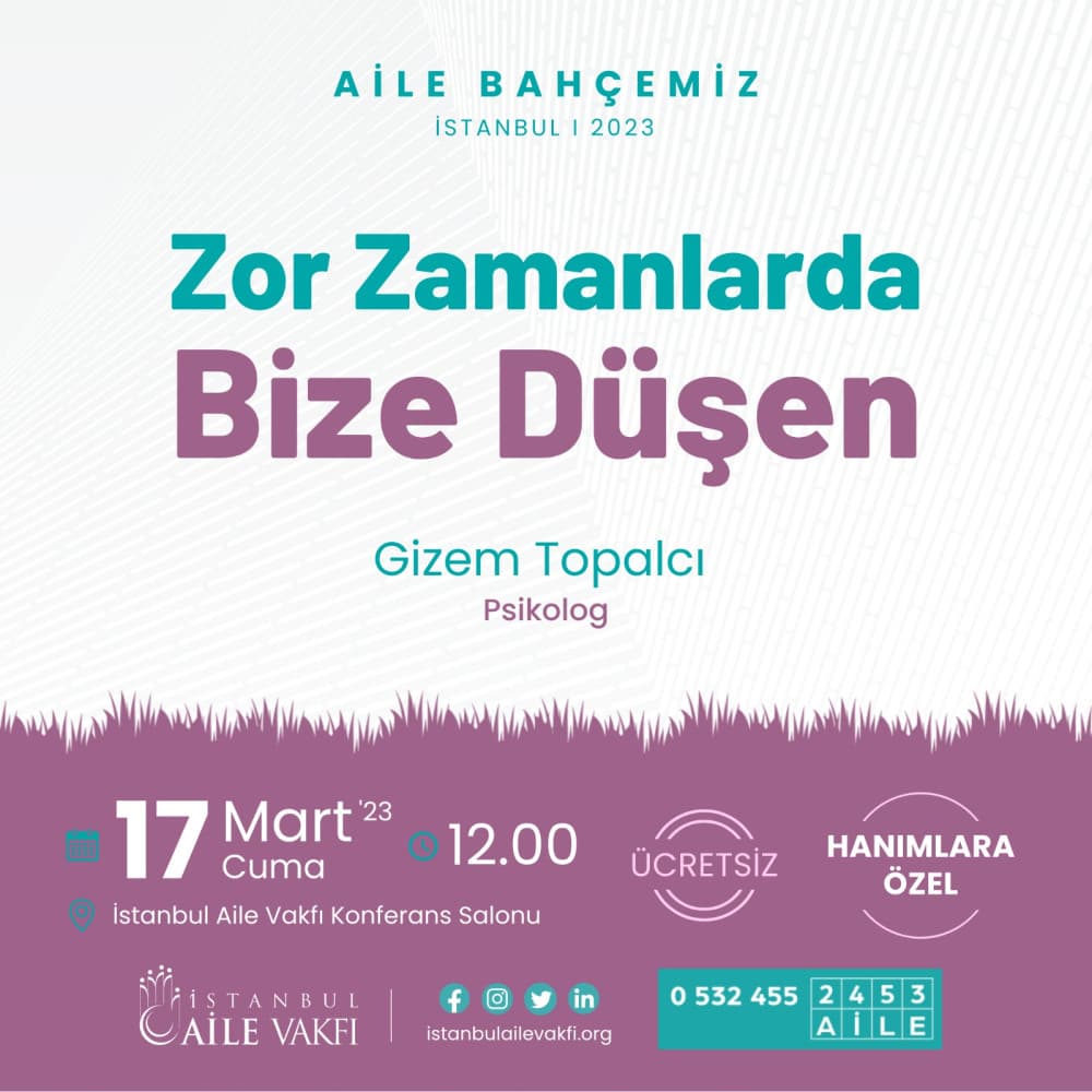 Zor Zamanlarda Bize Düşen