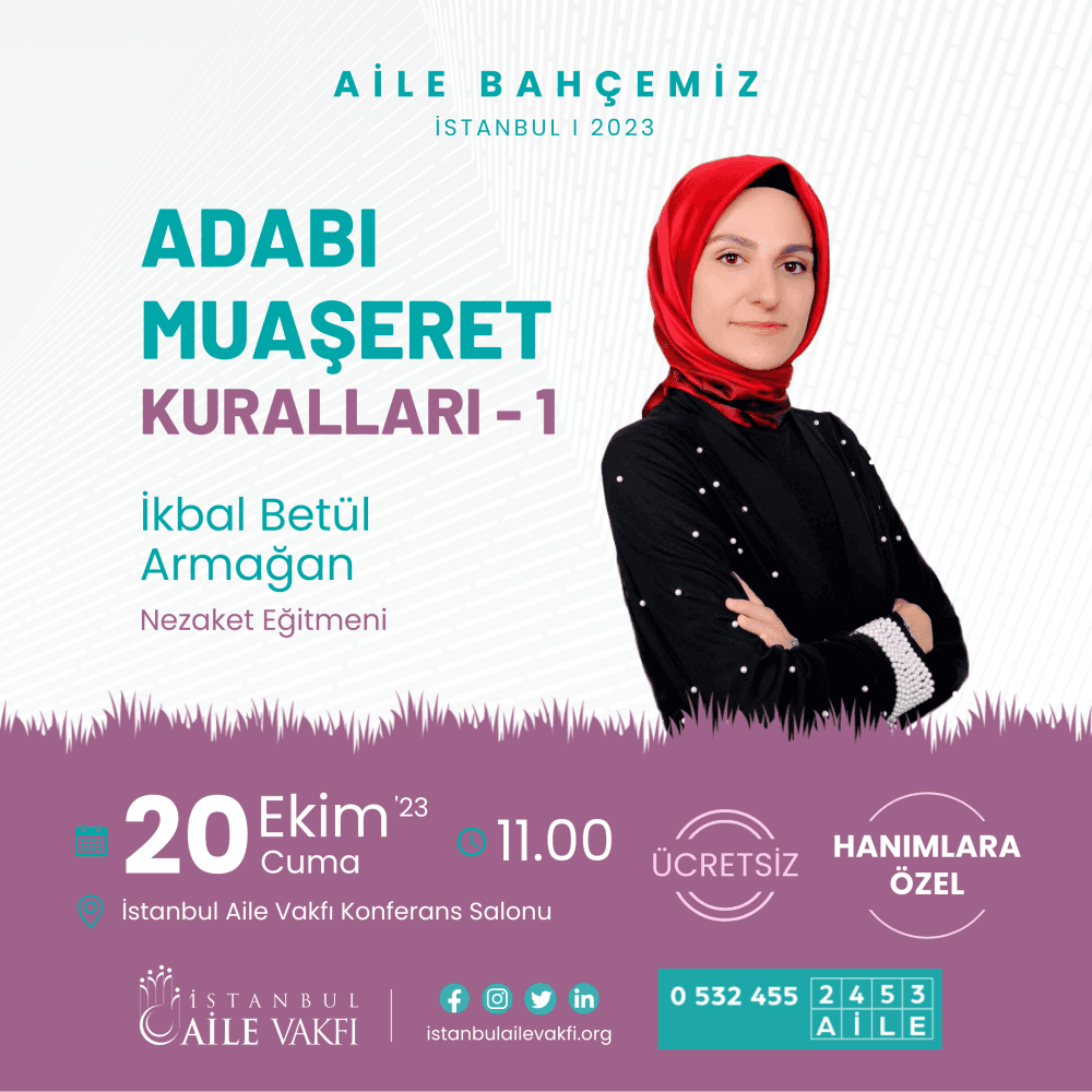 Adab-ı Muaşeret Kuralları-1