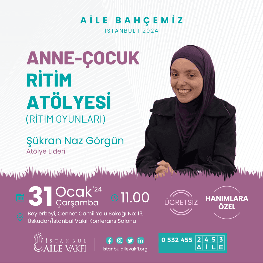 Anne-Çocuk Ritim Atölyesi (Ritim Oyunları)