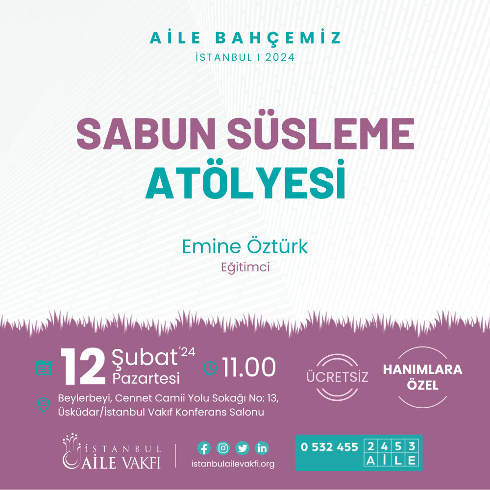 Sabun Süsleme Atölyesi