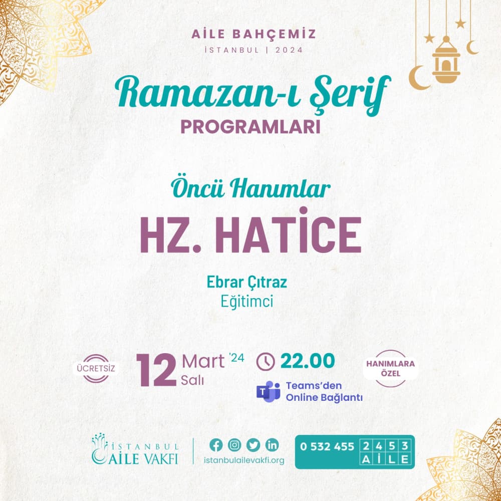 Öncü Hanımlar Hz. Hatice