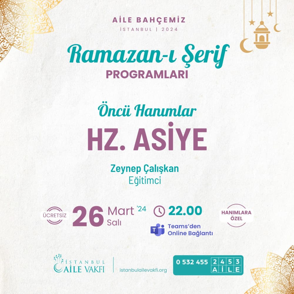 Öncü Hanımlar Hz. Asiye