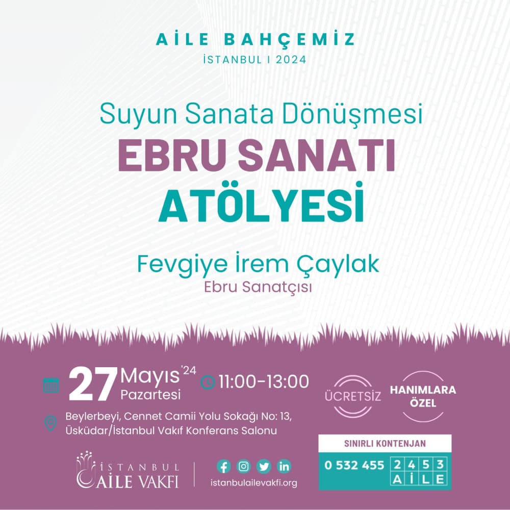 Ebru Sanatı Atölyesi