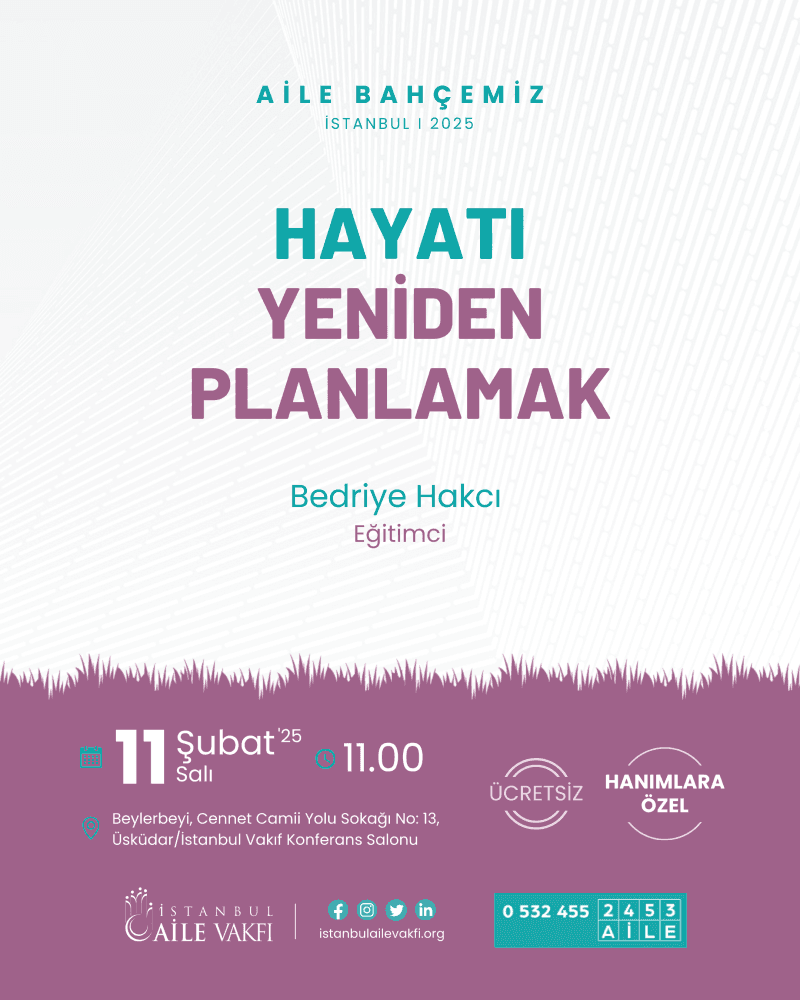Hayatı Yeniden Planlamak
