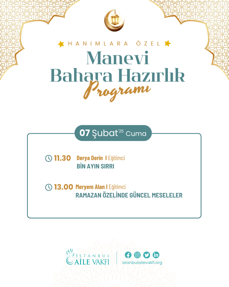 Manevi Bahara Hazırlık Programı - 1