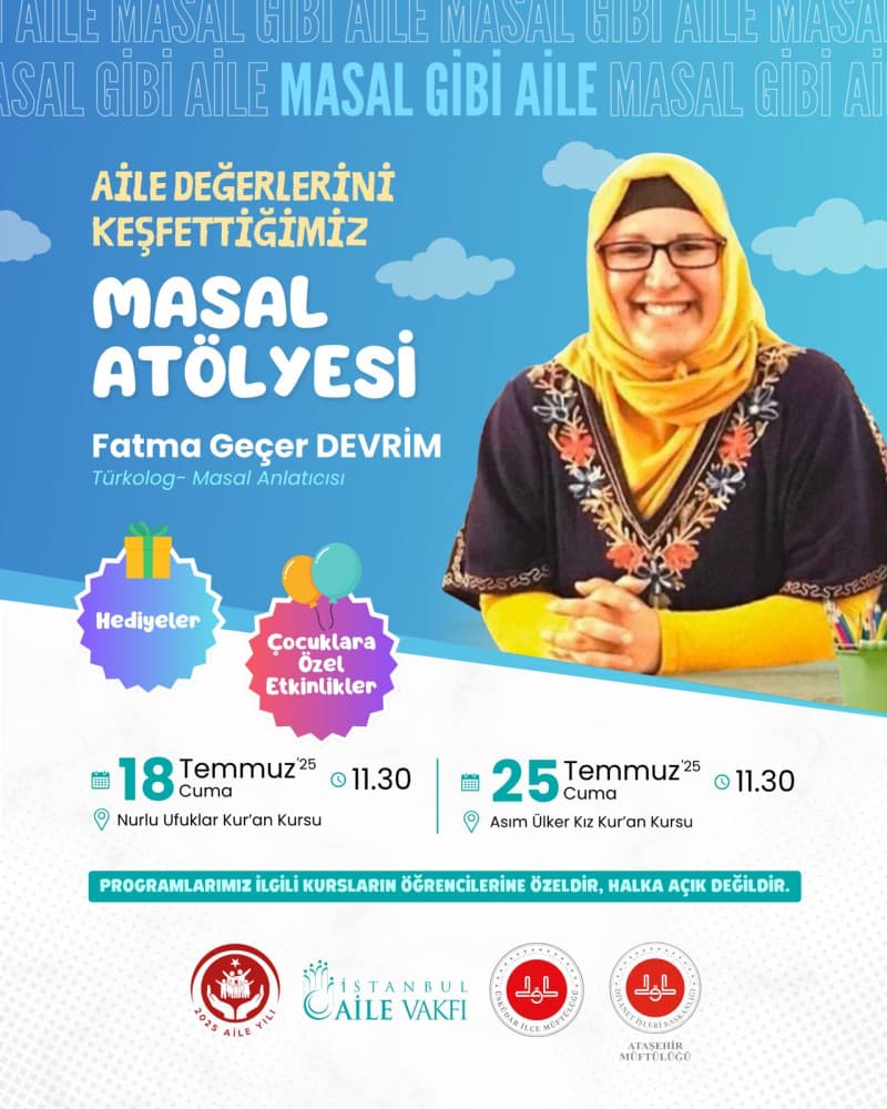 Masal Gibi Aile | Fatma Geçer Devrim ile Masal Atölyesi