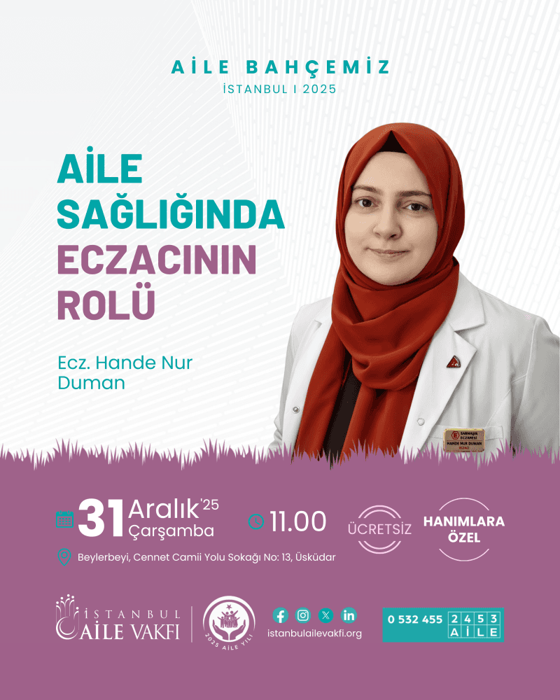 Aile Sağlığında Eczacının Rolü