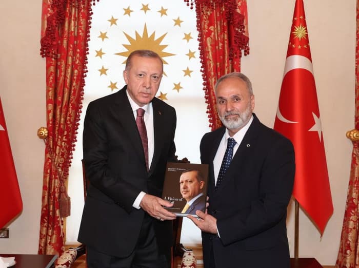 Vakıf Başkanımız Sami Yılmaz Cumhurbaşkanı Tarafından Kabul Edildi