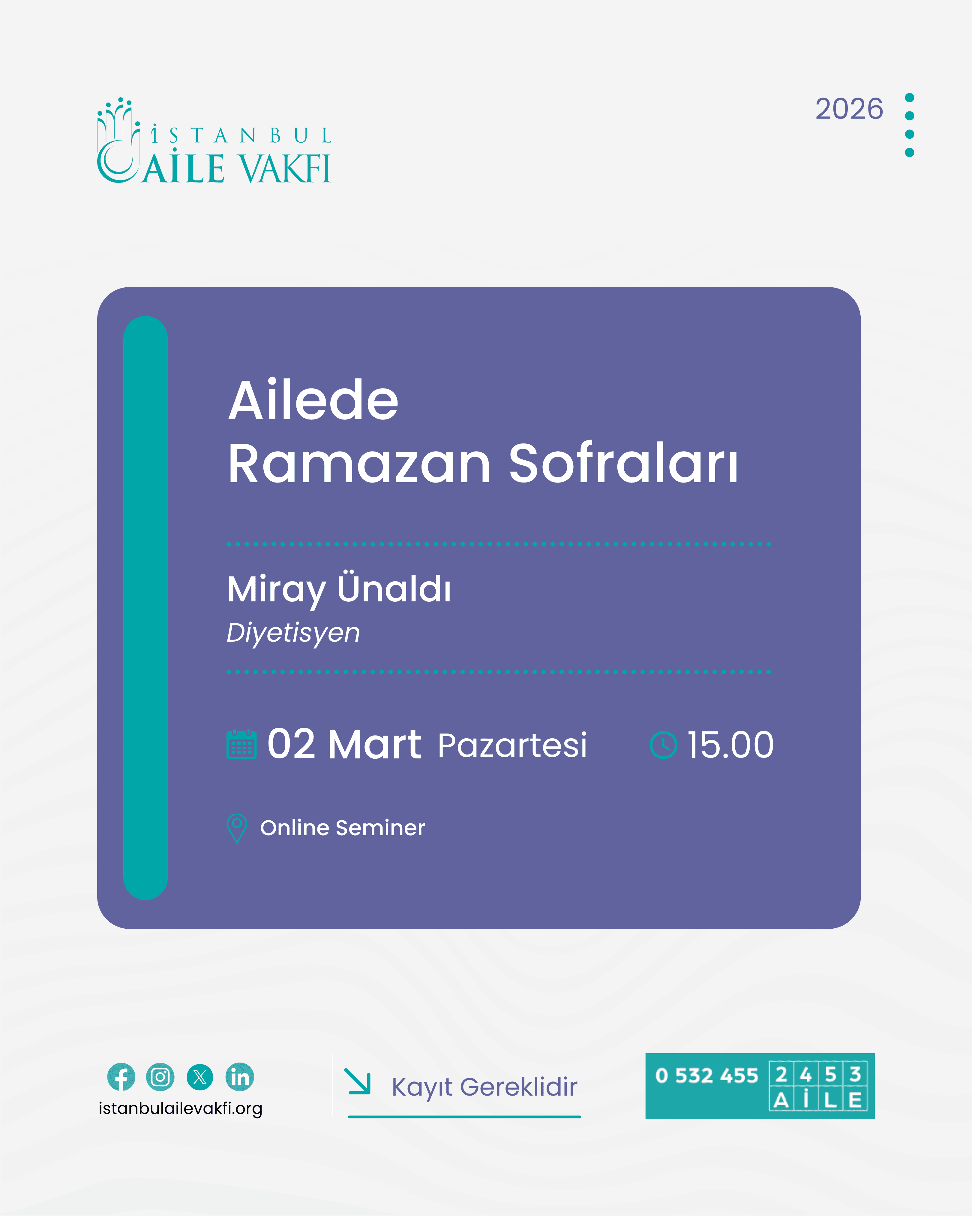 Ailede Ramazan Sofraları