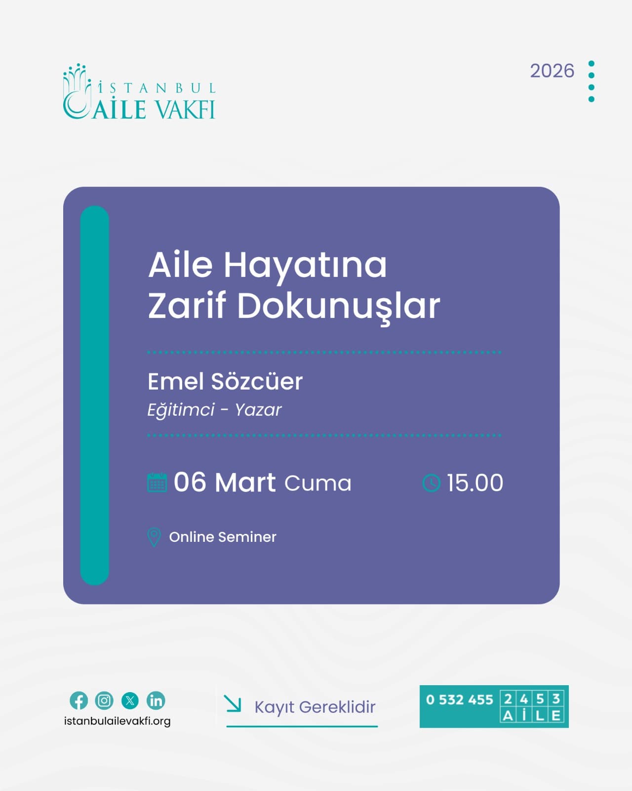 Aile Hayatına Zarif Dokunuşlar