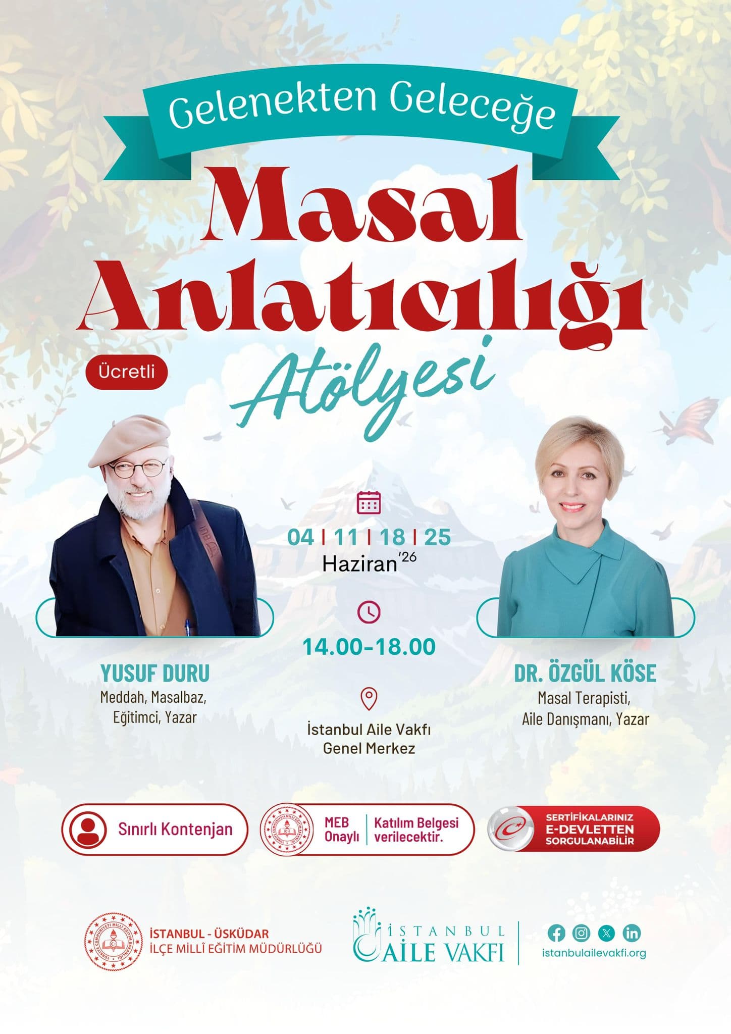 Gelenekten Geleceğe Masal Anlatıcılığı Atölyesi