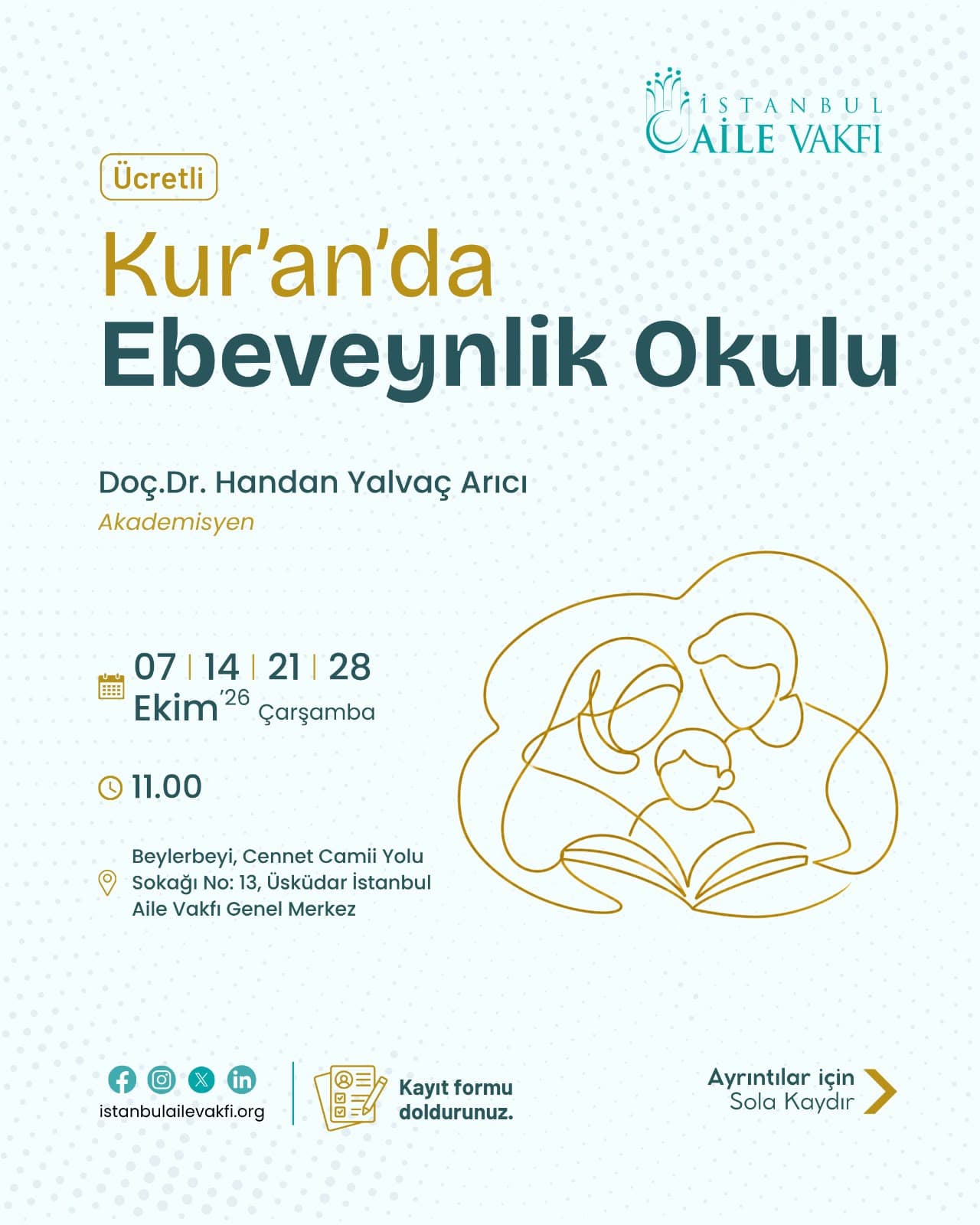 🌿 Kur’an’da Ebeveynlik Okulu Başlıyor!